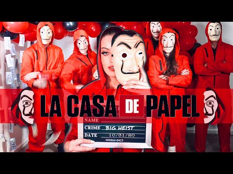 ჰელოუინ ფართი 2020 | ქაღალდის სახლი | la casa de papel | Halloween | natia mua