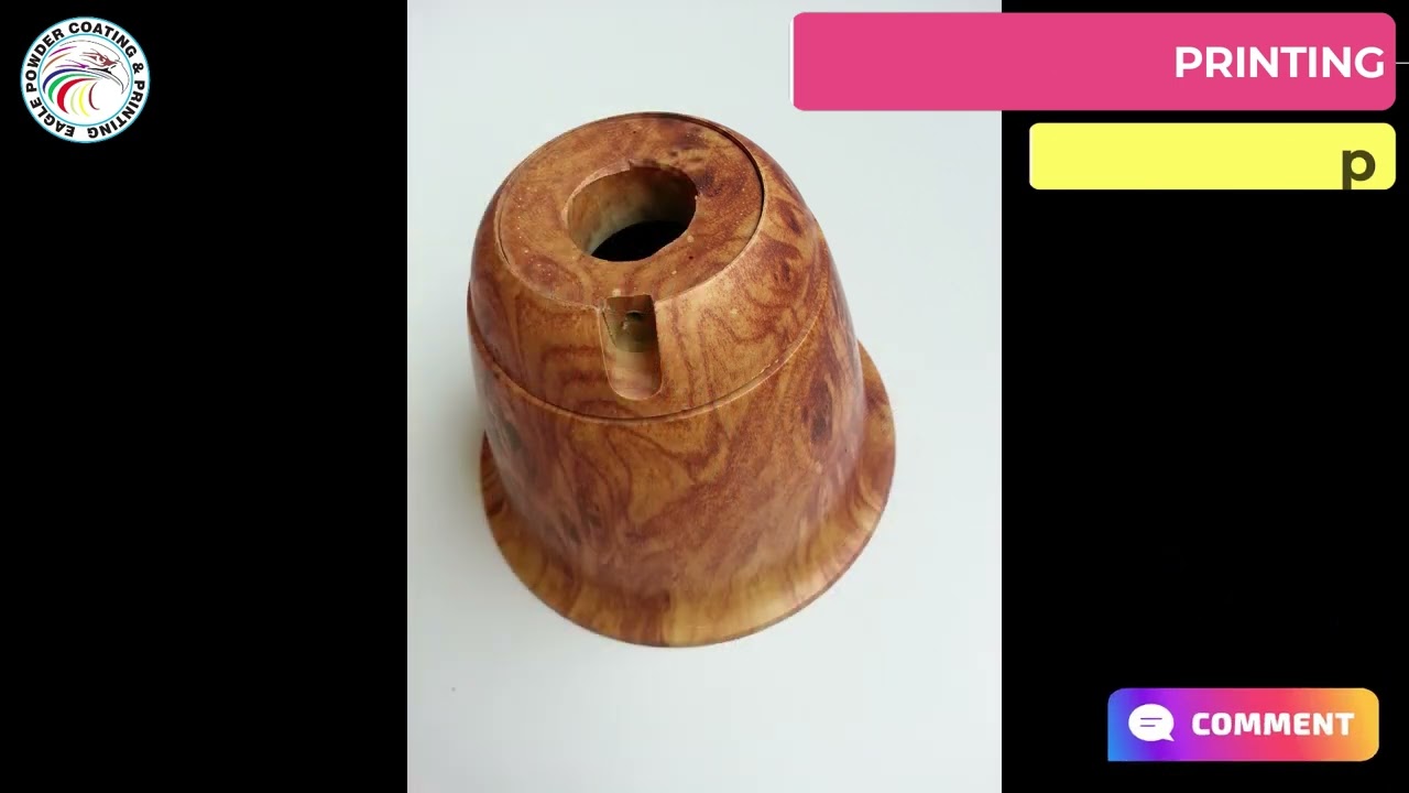 Hydrographic printing on Fan Cup