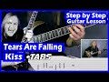 Tears are falling guitar lesson