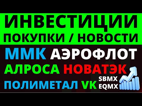 Какие купить акции? Новатэк Аэрофлот Алроса Полиметал ММК VK Дивиденды  Как инвестировать? трейдинг