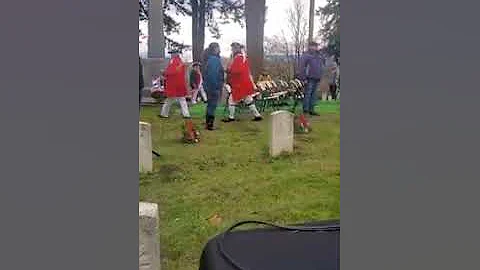 Alexander Hamilton S.A.R. Color Guard @ 2021 Wreaths Across America Ceremony - Orting