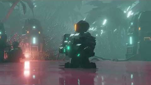 "Recon" -Blender EEVEE sci-fi short animation test project.