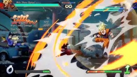 DBFZ SSJ4 Gogeta rejump loop