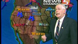 KFBB-5, Great Falls, MT, May 18, 2008, 10pm newscast, Charlie Heit weather segment