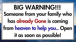 Someone from your family who has already Gone is coming from heaven to help you.. Open it Now.!!!