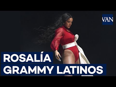 Así fue la actuación de Rosalía en los Grammy Latinos 2019