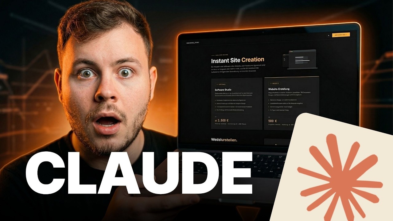Website erstellen mit Claude (nach 60 min online)