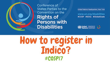 How can I register for COSP17 on Indico?