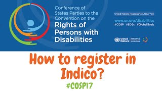 How can I register for COSP17 on Indico?