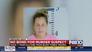 McIntosh child died from blunt force trauma; stepmother charged with capital murder