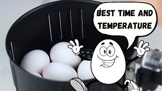 How To Make Hard Boiled Eggs In An Air Fryer? Right Time And Temperature