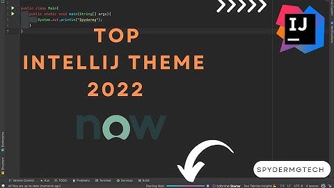 intelliJ Idea 2022 | Change Progress Bar Color