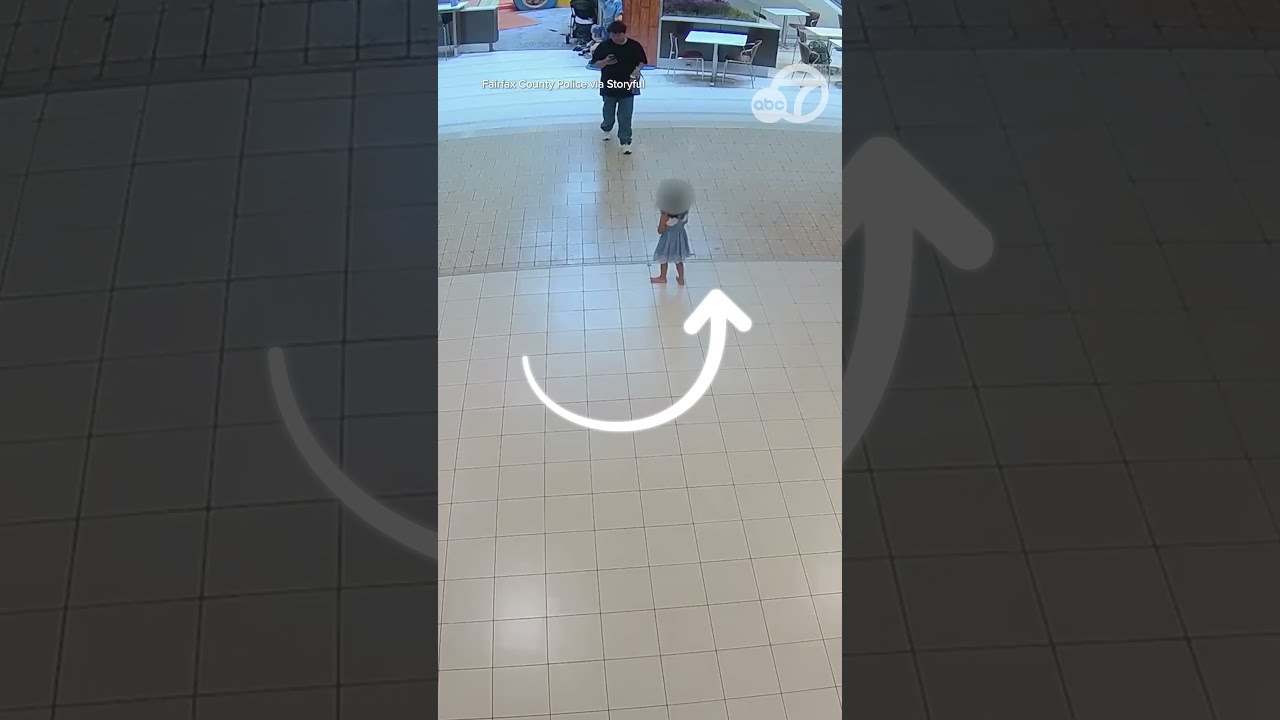 Child abduction attempt caught on camera at Virginia mall
