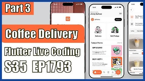 [Flutter] Flutter Live Coding EP1793 (Coffee Delivery App Part 3)