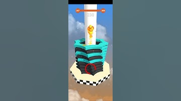 🦆 Stack ball game play #shorts #ytshorts