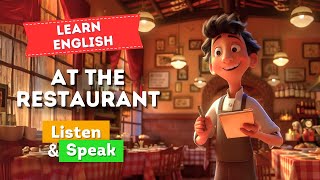 At The Restaurant | Improve English Fluency with Captivating Stories