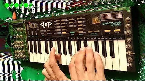 Circuit Bent Casio SK-1 - Play on YouTube with computer keyboard (0-9)