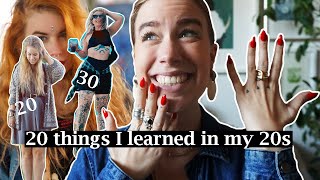 20 lessons I learned in my 20s // I wish I had known this sooner