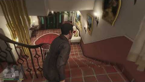 GTA 5 - they forgot to add the drunk stair walking animation