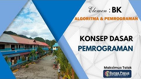 Konsep Dasar Pemrograman