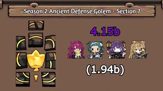Bistro Heroes : Season 2 Ancient Defense Golem - Section 7 [ 2nd acc ] screenshot 5