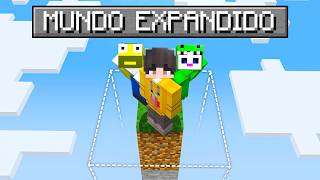 Minecraft pero el MUNDO se EXPANDE