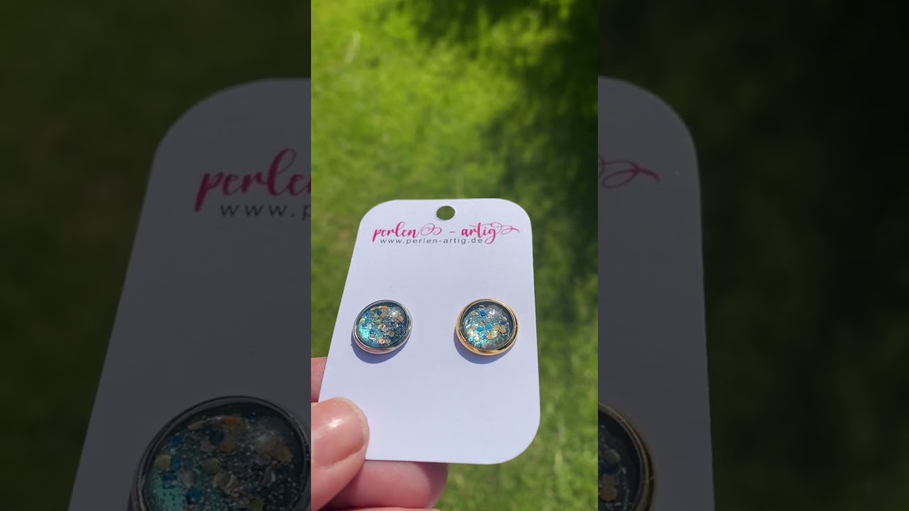 Ohrstecker „Ocean Sparkle“ - 12 mm