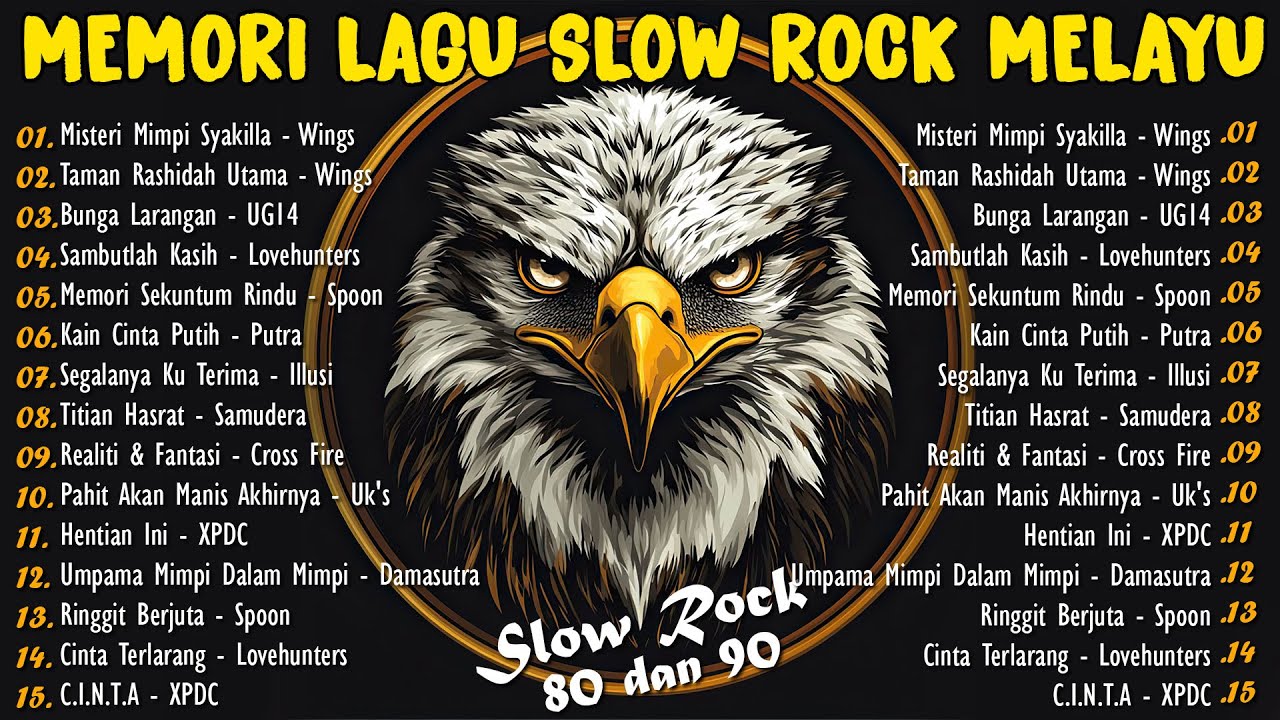 Lagu Jiwang Rock 80an dan 90an Terbaik - Lagu Slow Rock Malaysia Lama Terbaik Sepanjang Zaman