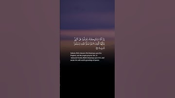 سورة الأحزاب | الآية 56 | القارئ ماهر المعيقلي