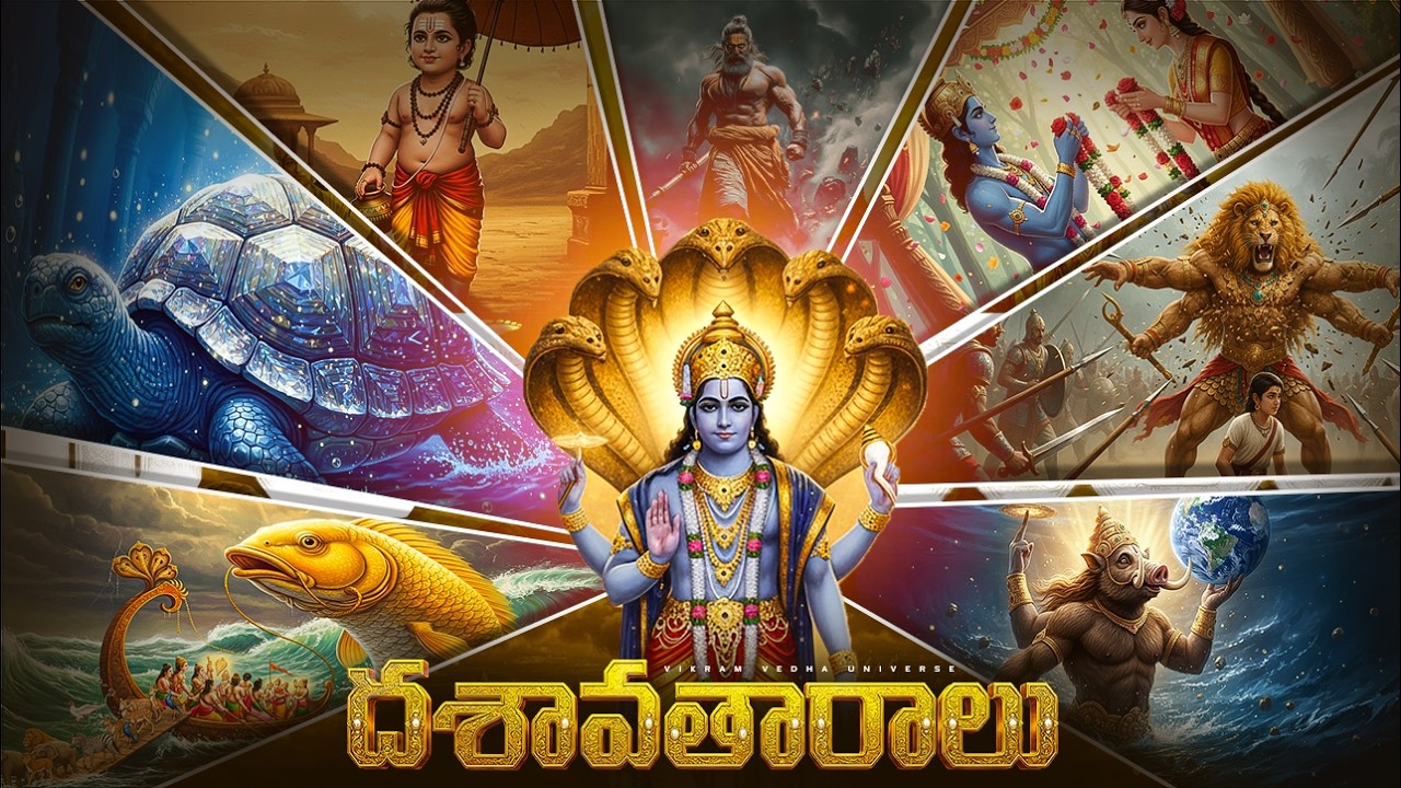🙏దశావతారాలు: సృష్టి రహస్యం & విష్ణువు 10 అవతారాల పూర్తి చరిత్ర! 🙏VIKRAAM VEDHA UNIVERSE