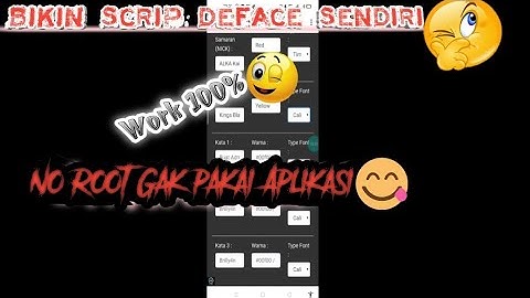 Tutorial Cara Membuat Scrip Deface Menggunakan Website SC Deface Creator