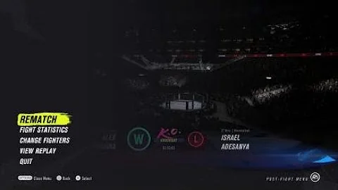 UFC 4 Alex Pereira VS Israel Adesanya PS4 Gameplay