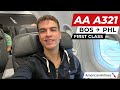 American airlines a321neo first class review 2023  boston  philadelphia