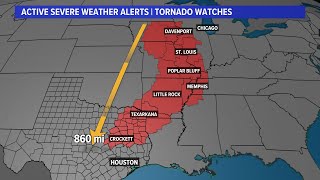 Central U.S. storm threat: Severe weather, tornadoes expected | Arkansas, Tennessee, Missouri