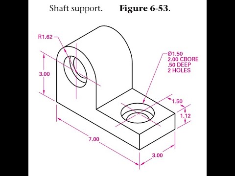 210-6-53 Shaft Support (OnShape) - YouTube