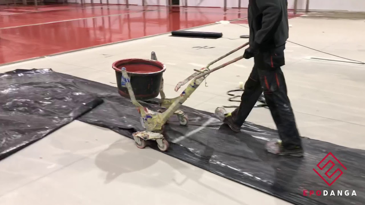Poliuretancementinės grindų dangos įrengimas | Polyurethane screed installation