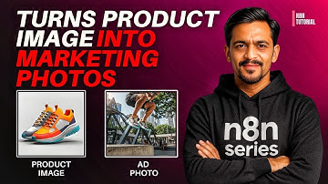 Turn Your Product Image into Stunning Ad Photos | N8N AI Workflow Tutorial
