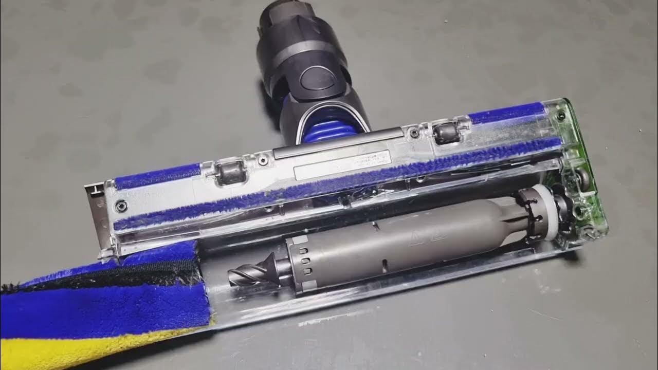 how to clean fluffy optic head of dyson v15 YouTube