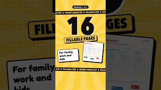 Full Running the office Secret Santa this year Secret Santa Kit, Fillable PDF #shorts Update