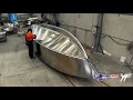Amazing process of making aluminum boats from scrap aluminum. Aluminum extrusion process