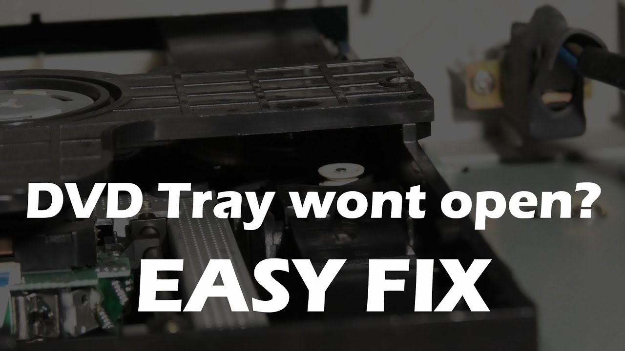 Download DVD Player tray wont open or close. EASY FIX