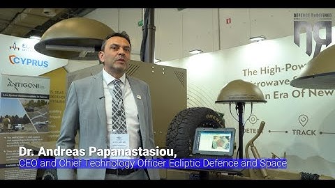 Ecliptic Defence and Space at DEFEA 2025 - ANTIGONI C-UAS HPM