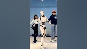 Robot is teaching dance boy and girl #shorts #trending #foryou #youtube #robot