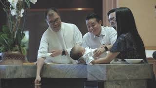 MIDAS DREW BAPTISM at St Philomena Church  Carson CA