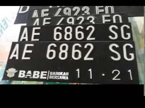 CARA MEMBUAT PLAT NOMOR KENDARAAN SENDIRI YouTube CARA MEMBUAT PLAT NOMOR KENDARAAN SENDIRI YouTube