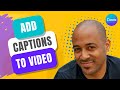 Add Captions To Video In Canva Free