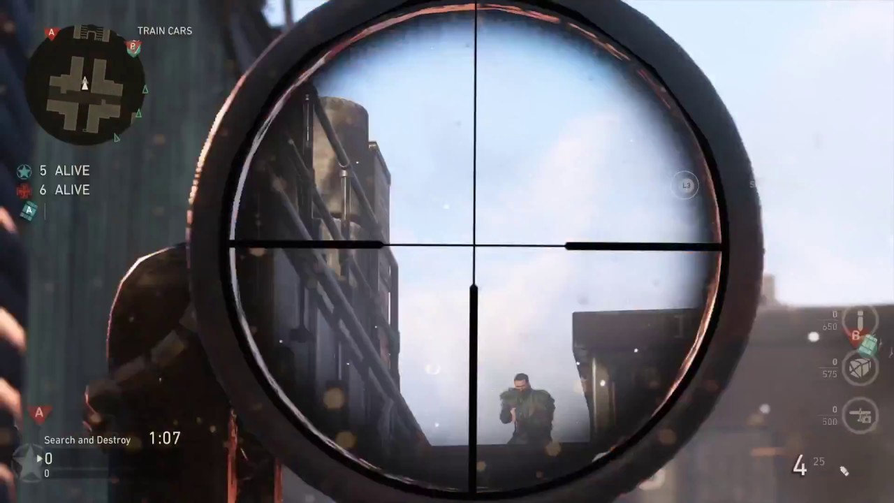 CoD WW2: Ball Turret Gunner on Search and Destroy - YouTube