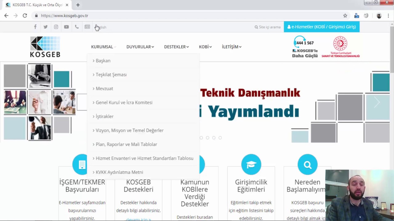 Kosgeb Kaydi Nasil Yapilir Mustafa Bilici Youtube