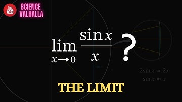 Limit of sin(x)/x as x approaches 0 (Proof) | Derivative rules | Science Valhalla