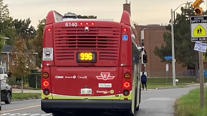 TTC 2024 New Flyer XE40 NG #6140 on the 996 Wilson Express to Humber Collage